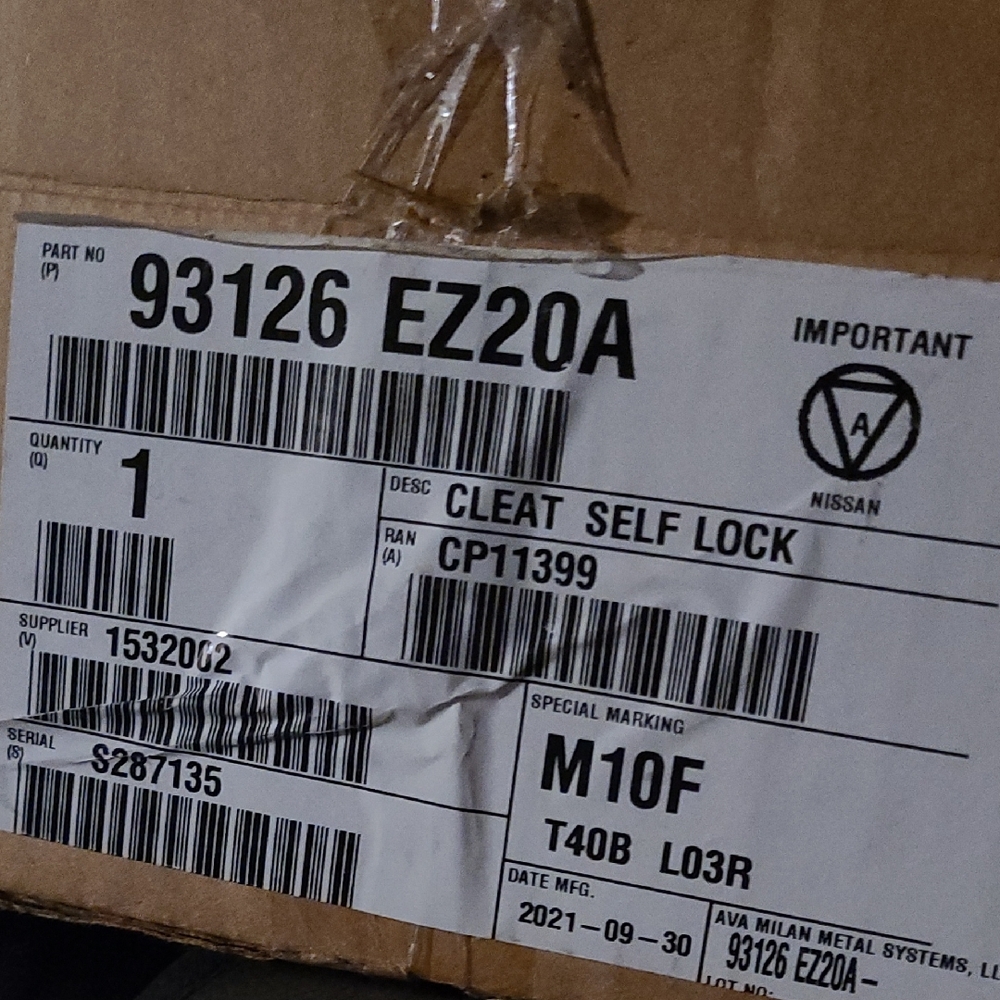 NIB! Set of Four 2005-2021 Nissan Titan/Frontier Self Locking Bed Cleats - Picture 3 of 4